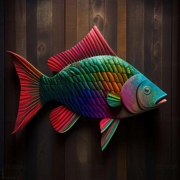 Animals Rainbow melanotenia Maccallocha fish